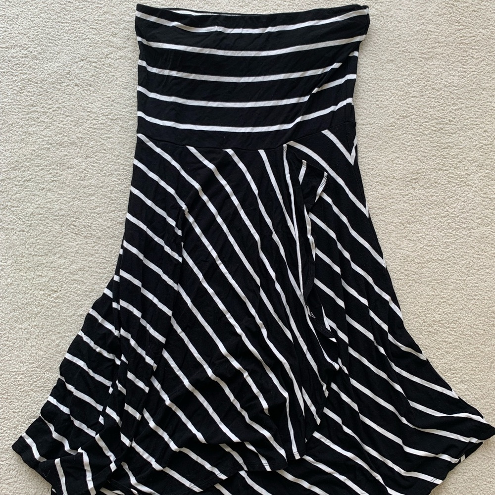 Ann Taylor strapless A-line dress